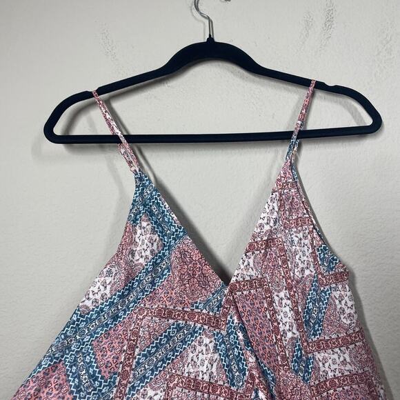 Seafolly Small Bohemian Print Dress Heather Rose Floral Tassel Handkerchief - Picture 6 of 8